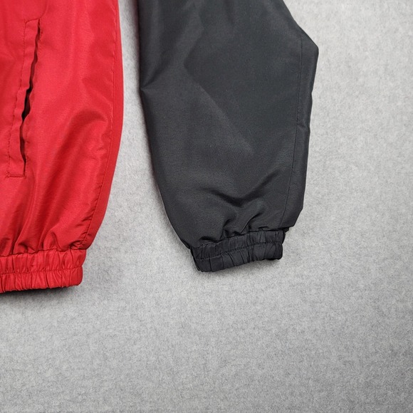 Vintage Ohio State Buckeyes Jacket Men's XL Red/Blk Full Zip Windbreaker 90s Y2K - Picture 4 of 14